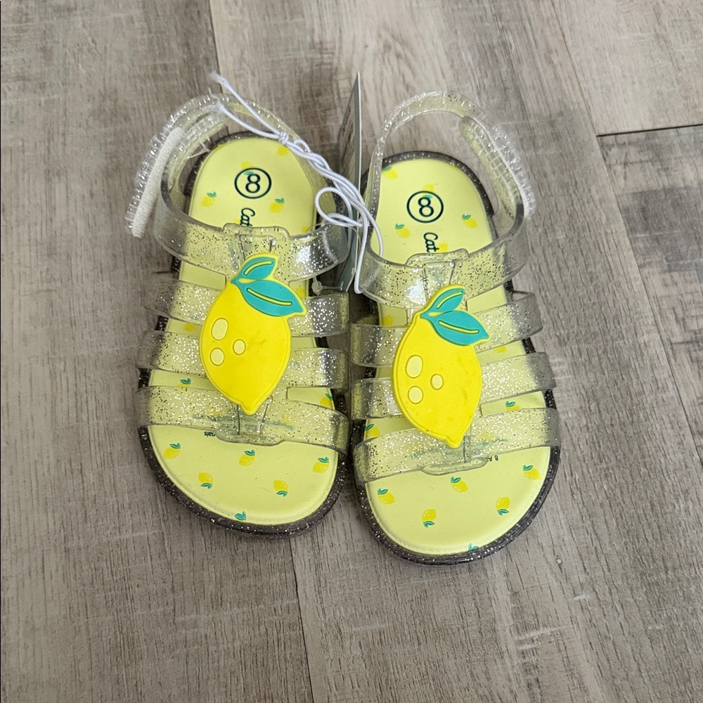 Cat and Jack Lemon Jelly Fisherman Sandals